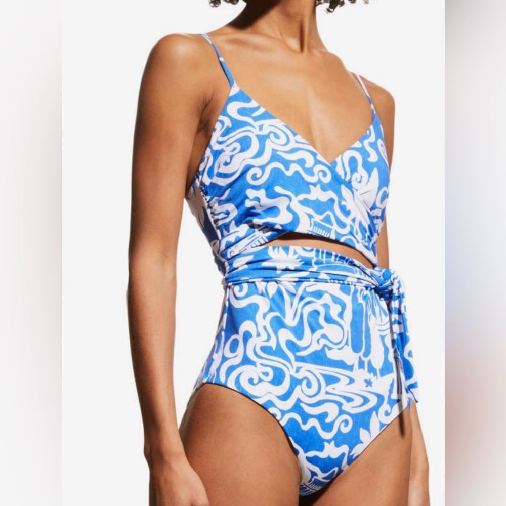 MARA HOFFMAN Isolde One Piece Swim XS NWOT